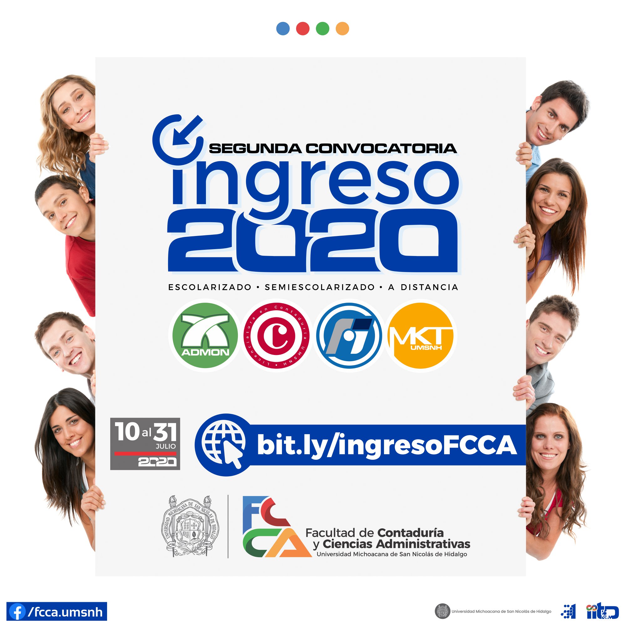 Abierta la Segunda Convocatoria para ingresar a la Facultad de Contaduría de la UMSNH