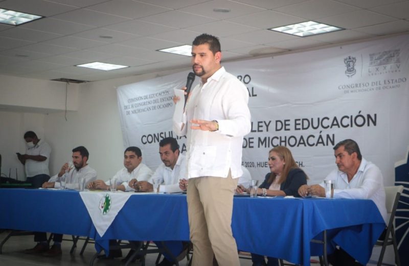 Con gran éxito concluyó Foro Estatal para la construcción de la Ley de Educación en Huetamo: Octavio Ocampo