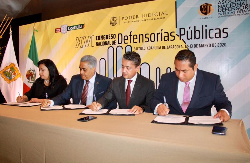 Firman convenio de colaboración IDPEM y UNIVIM; se impartirán Maestrías a Defensores Públicos