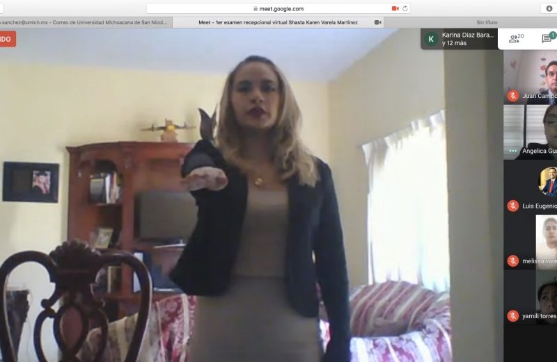 Lleva a cabo la Facultad de Contaduría de la UMSNH su Primer examen de Titulación en Línea a distancia