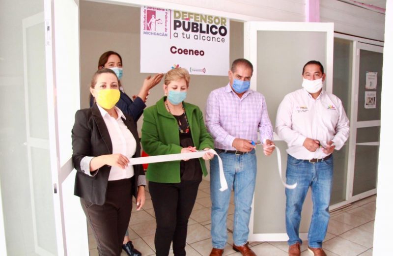 Ahora estamos en Coeneo y con Defensores Públicos de calidad: Marco Aurelio Nava