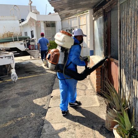 Continúa la sanitización en el ayuntamiento de Morelia; se busca limitar los contagios por COVID-19